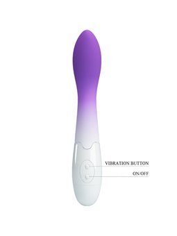 Pretty Love Bishop - Vibratore Punto G in Silicone 30 Vibrazioni Viola