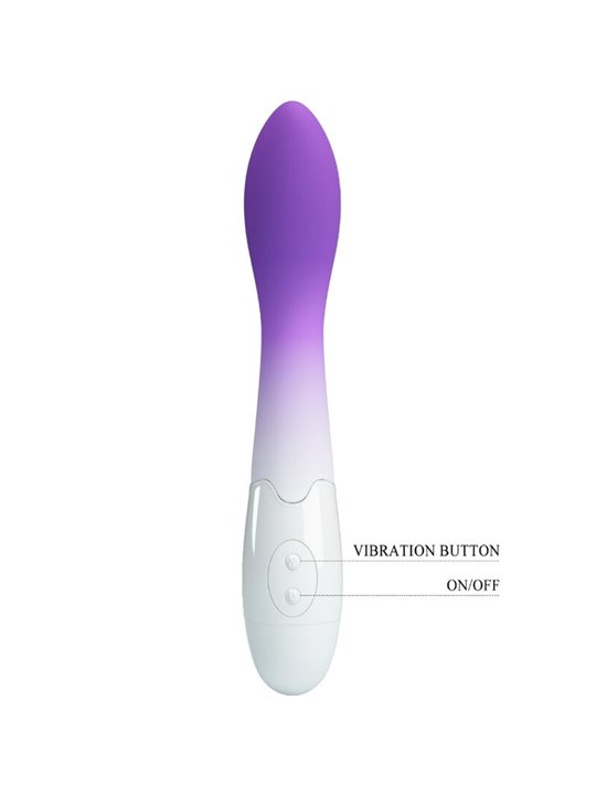 Pretty Love Bishop - Vibratore Punto G in Silicone 30 Vibrazioni Viola