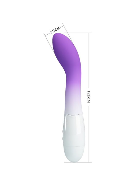 Pretty Love Bishop - Vibratore Punto G in Silicone 30 Vibrazioni Viola
