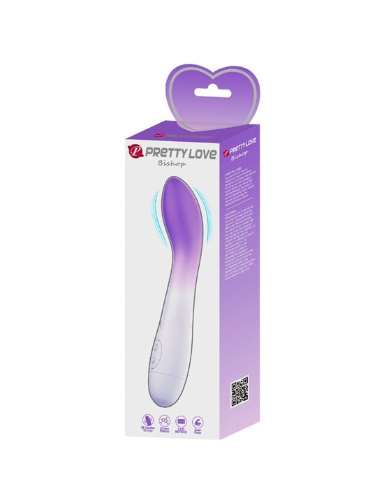 Pretty Love Bishop - Vibratore Punto G in Silicone 30 Vibrazioni Viola