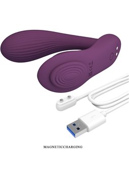 Pretty Love Franz - Massaggiatore e Vibratore Viola con App Gratuita