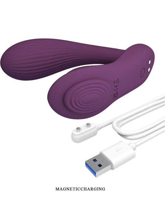 Pretty Love Franz - Massaggiatore e Vibratore Viola con App Gratuita