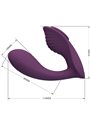 Pretty Love Franz - Massaggiatore e Vibratore Viola con App Gratuita