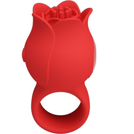 Pretty Love Jae - 10-Mode Rose Finger Vibrator Red