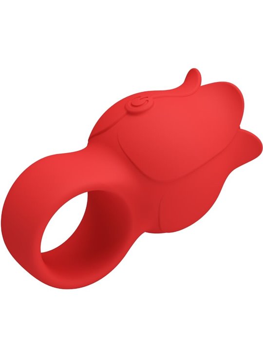 Pretty Love Jae - 10-Mode Rose Finger Vibrator Red