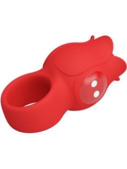 Pretty Love Jae - 10-Mode Rose Finger Vibrator Red