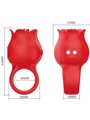 Pretty Love Jae - 10-Mode Rose Finger Vibrator Red