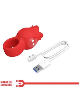Pretty Love Jae - 10-Mode Rose Finger Vibrator Red