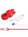 Pretty Love Jae - 10-Mode Rose Finger Vibrator Red