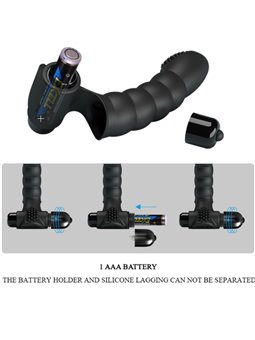 Pretty Love Alexander - 10-Mode Black Finger Vibrator