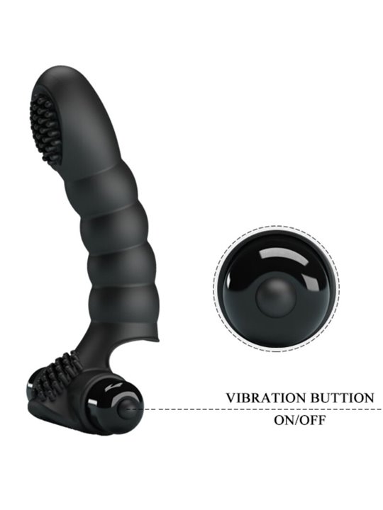 Pretty Love Alexander - 10-Mode Black Finger Vibrator