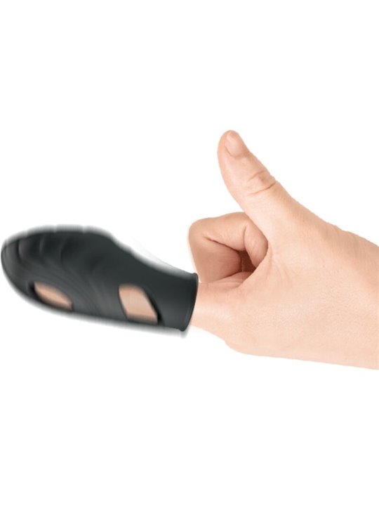 Pretty Love Lich - Black Silicone Finger Vibrator