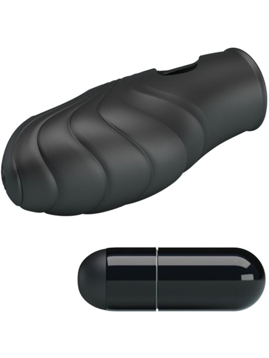 Pretty Love Lich - Black Silicone Finger Vibrator