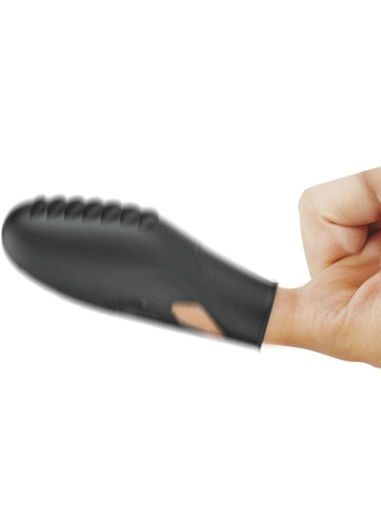 Pretty Love Gilo - Black Silicone Finger Vibrator