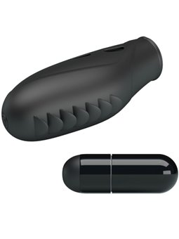 Pretty Love Gilo - Black Silicone Finger Vibrator
