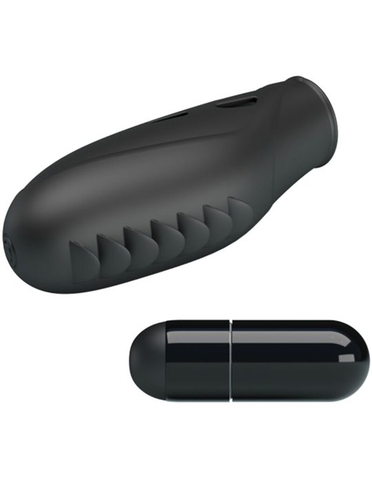 Pretty Love Gilo - Vibratore da Dito in Silicone Nero