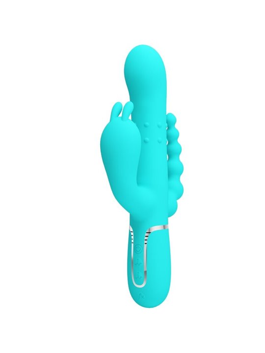 Pretty Love Cammy - 4-in-1 Triple Rabbit Vibrator Blue