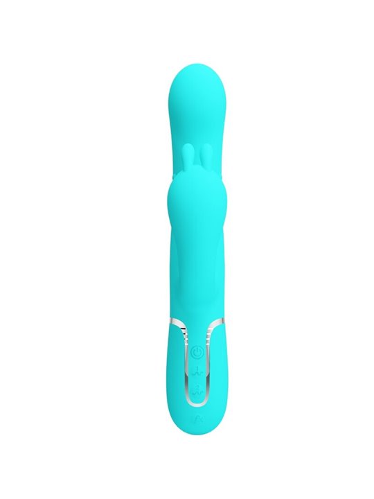Pretty Love Cammy - 4-in-1 Triple Rabbit Vibrator Blue