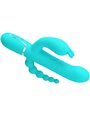 Pretty Love Cammy - 4-in-1 Triple Rabbit Vibrator Blue
