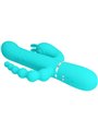Pretty Love Cammy - 4-in-1 Triple Rabbit Vibrator Blue