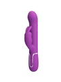 Pretty Love Coale - Vibratore Rabbit Multifunzione 4 in 1 Viola Chiaro