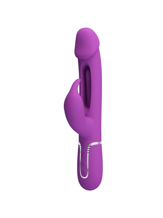 Pretty Love Kampas - Vibratore Rabbit Multifunzione 3 in 1 Viola