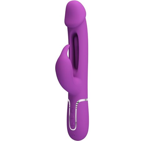 Pretty Love Kampas - Vibratore Rabbit Multifunzione 3 in 1 Viola