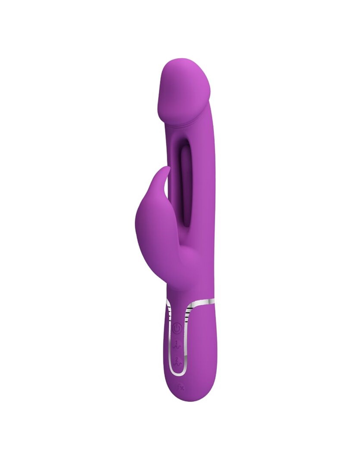 Pretty Love Kampas - Vibratore Rabbit Multifunzione 3 in 1 Viola