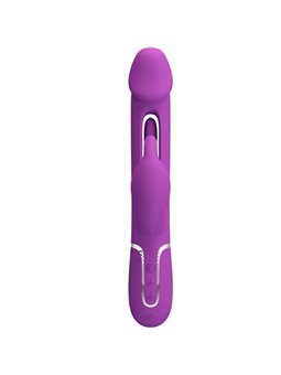 Pretty Love Kampas - Vibratore Rabbit Multifunzione 3 in 1 Viola