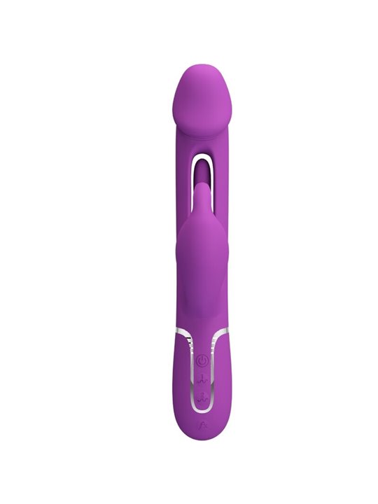 Pretty Love Kampas - Vibratore Rabbit Multifunzione 3 in 1 Viola
