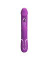 Pretty Love Kampas - Vibratore Rabbit Multifunzione 3 in 1 Viola