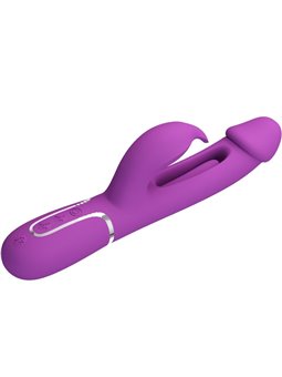 Pretty Love Kampas - Vibratore Rabbit Multifunzione 3 in 1 Viola