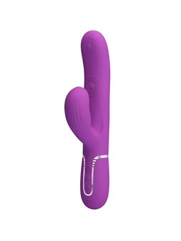 Pretty Love Perlita - Vibratore Rabbit Multifunzione 3 in 1 Viola