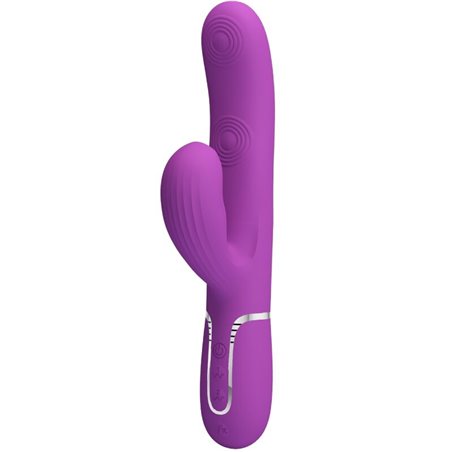 Pretty Love Perlita - 3-in-1 Multifunction Rabbit Vibrator Purple
