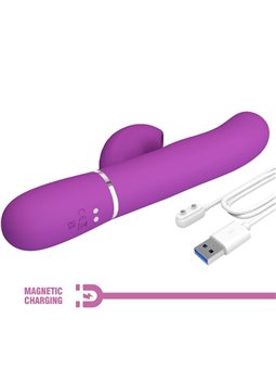 Pretty Love Perlita - 3-in-1 Multifunction Rabbit Vibrator Purple