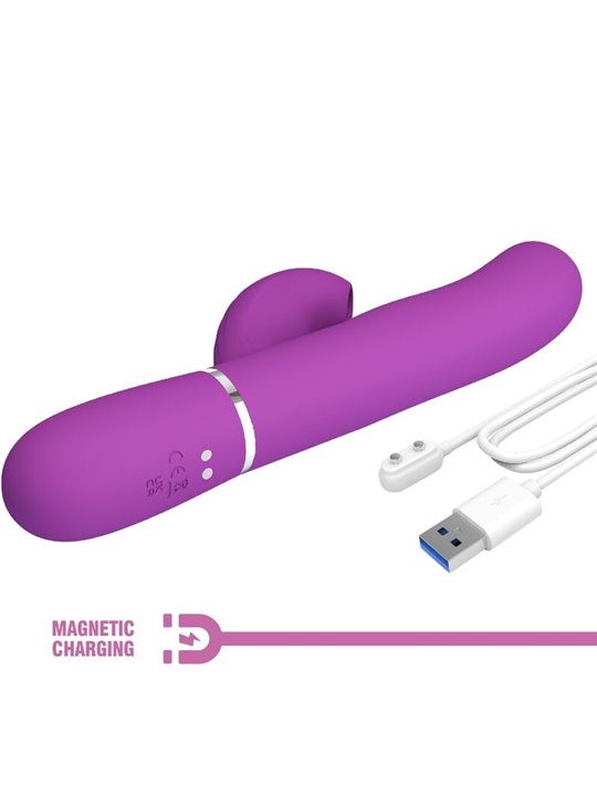 Pretty Love Perlita - 3-in-1 Multifunction Rabbit Vibrator Purple