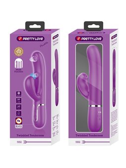 Pretty Love Perlita - 3-in-1 Multifunction Rabbit Vibrator Purple