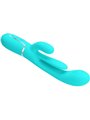 Pretty Love Shania - 4-in-1 Triple Rabbit Vibrator Blue