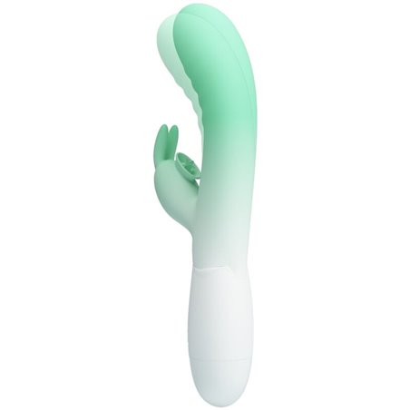 Pretty Love Cerberus - 30-Mode Silicone Rabbit Vibrator Green