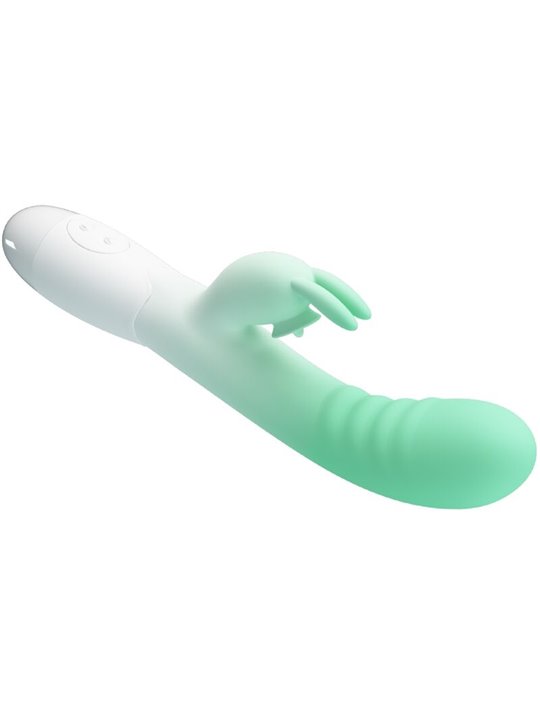 Pretty Love Cerberus - 30-Mode Silicone Rabbit Vibrator Green