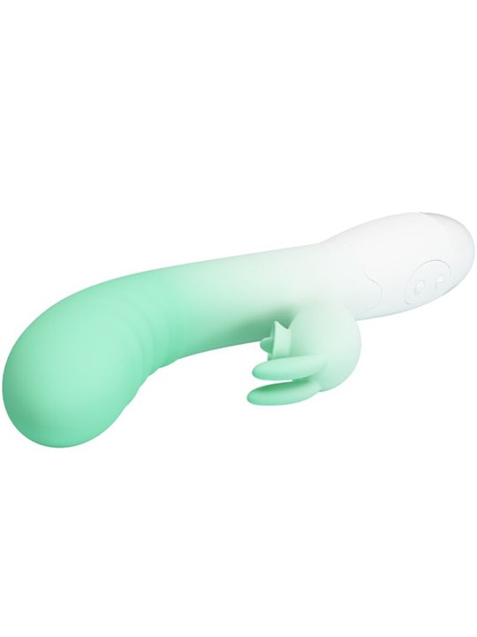 Pretty Love Cerberus - 30-Mode Silicone Rabbit Vibrator Green