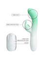 Pretty Love Cerberus - 30-Mode Silicone Rabbit Vibrator Green