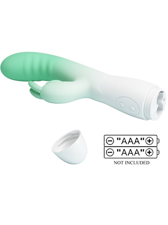 Pretty Love Cerberus - 30-Mode Silicone Rabbit Vibrator Green