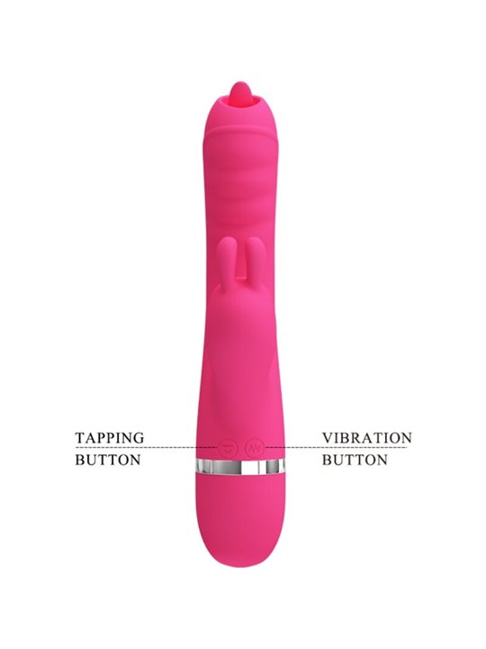 Pretty Love Phoenix - Vibratore Rabbit Multifunzione Rosa