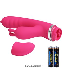 Pretty Love Phoenix - Multifunction Rabbit Vibrator Pink