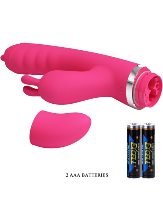 Pretty Love Phoenix - Multifunction Rabbit Vibrator Pink