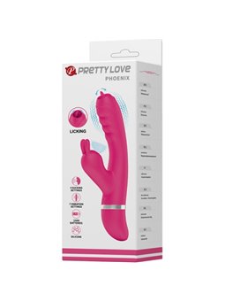 Pretty Love Phoenix - Multifunction Rabbit Vibrator Pink