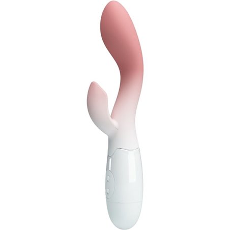 Pretty Love Vibratore Punto G con Stimolatore Clitorideo 30 Vel. Rosa