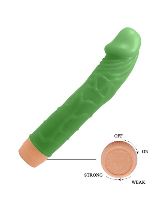 Baile Bill - Realistic Vibrator 22.5 cm Green