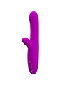 Pretty Love Angelique - Vibratore Multifunzione + Stimolatore Clitoride Viola